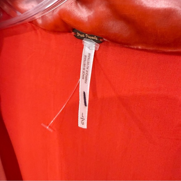 Free People Velvet Wrap Jumpsuit in Red - Picture 4 of 15